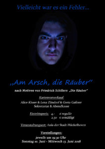Aufführung des Literaturkurses (Christine Wolff): „Am Arsch, die Räuber“ - Konflikte sind vorprogrammiert @ Gymnasium der Stadt Hückelhoven, Aula | Hückelhoven | Nordrhein-Westfalen | Deutschland